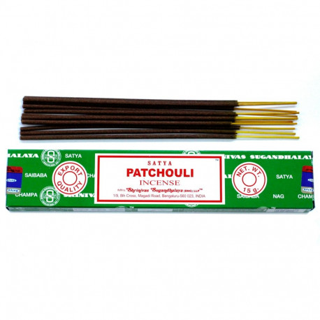 Incense Stick - Satya Smilkalai Patchouli 15 Sticks 20 cm