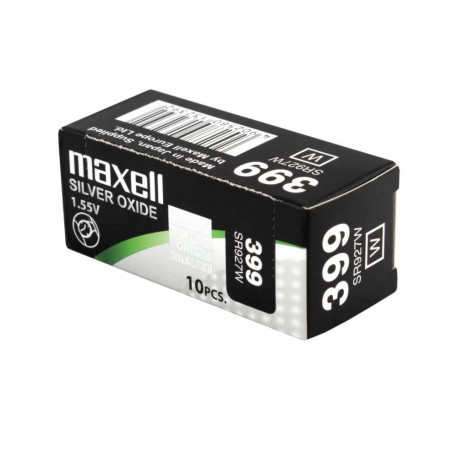 Battery - Maxell 399 SR927W 1.55V 10 Pack