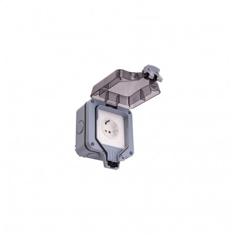 Weatherproof Socket - EU 1Ch IP66 250V 16A 0-40°C