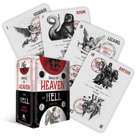 Oracle Card Deck - Oracle of Heaven and Hell 72 Cards with Booklet