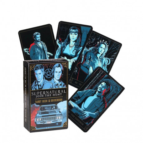 Taro Deck - Supernatural Tarot Cards 78 Cards with Guide 10 x 15 x 4.7 cm