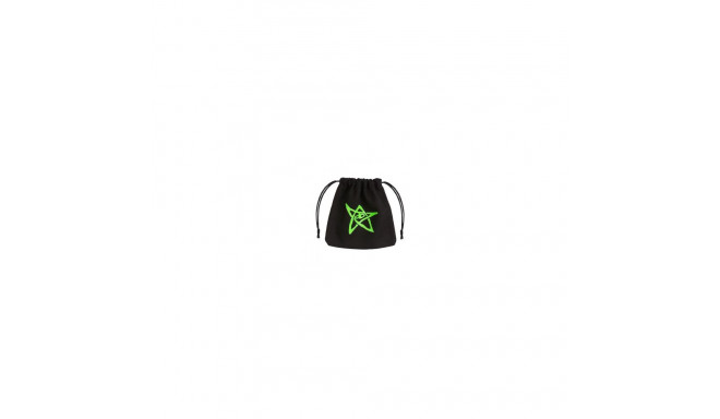 Tabletop Game Accessory - Call of Cthulhu Dice Bag 11x12cm Black Green Patterns
