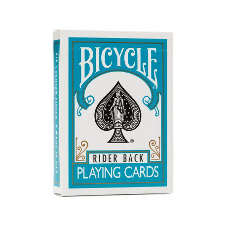 Playing Cards - Bicycle Rider Back 52 Cards + 2 Jokers Standard Index Turquoise