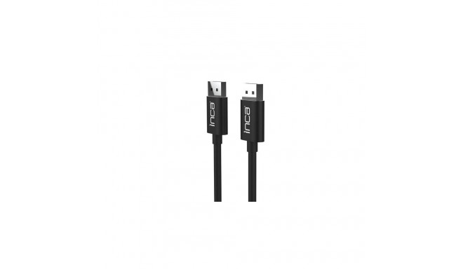 Inca IDPD-20 DisplayPort cable 2 m Black