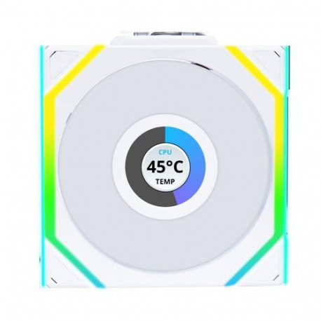 Lian Li UNI FAN SL Wireless LCD 120 Reverse Blade Computer case 12 cm White 1 pc(s)