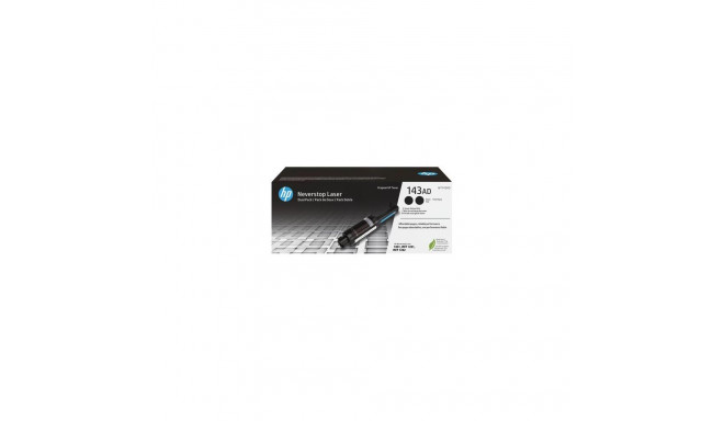 HP 143AD Dual Pack Black Original Neverstop Toner Reload Kit