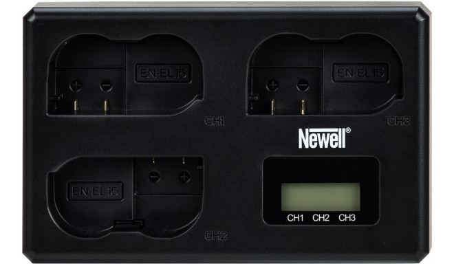 Newell akulaadija TT-USB-C 3x Nikon EN-EL15
