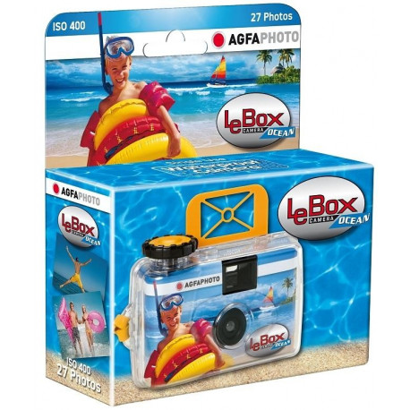 Agfa ühekordne kaamera LeBox Ocean 400/27 (aegunud)