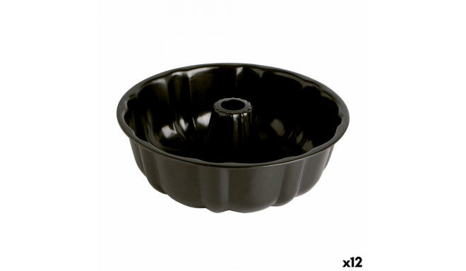 Küpsetusvorm Quid Sweet Grey Must Metall 24 x 8 cm