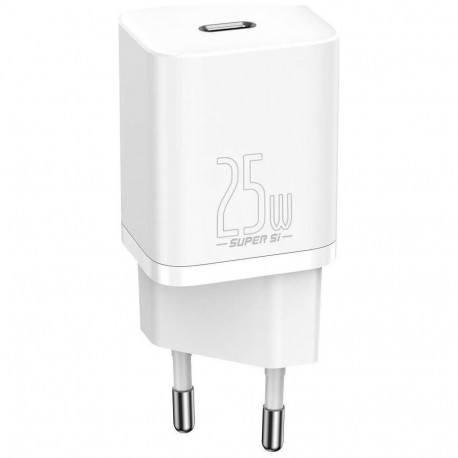 Baseus Super Si laadija 1x USB-C 3A (BSU3037WHT)