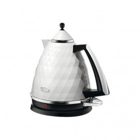Delonghi KBJ2001W standard 2000 W 1.7 L plast 360° pöörlev alus valge veekeetja