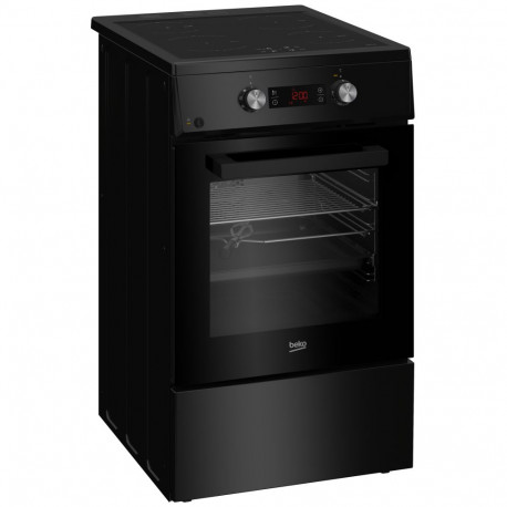 BEKO Cooker | FSM59305BDT | Hob type Induction | Oven type Electric | Black | Width 50 cm | Depth 60