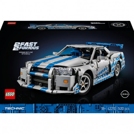 Technic Nissan Skyline GT-R (R34) from 2 Fast 2 Furious (42210)