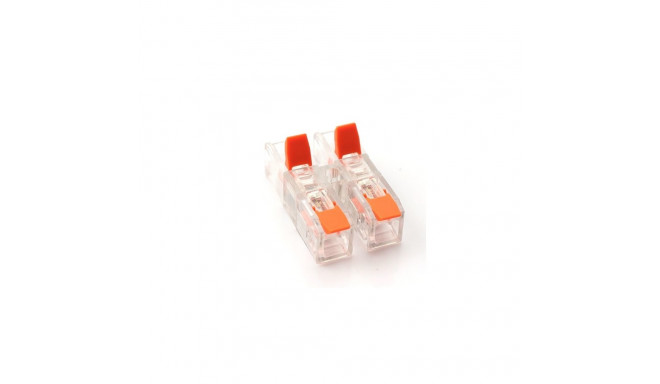Splicing Connector, Inline with Lever, 2-2, 0.2–4.0mm², 32A, 450V, 20pcs