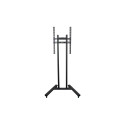 B-Tech Large Universal Flat Screen Trolley / Floor Stand (VESA 800 x 600) - 1.8m Ø50mm Poles