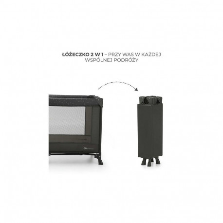 KinderKraft reisivoodi JOY helehall