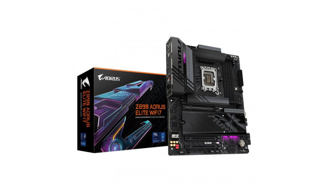 GIGABYTE Z890 AORUS ELITE WIFI7 emaplaat – toetab Intel Core Ultra (Series 2) protsessoreid, 16+1+2 