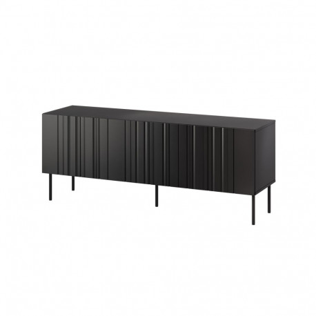 RTV cabinet ISLA 150.5x40x60 black matt