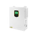 Qoltec hübriidne võrguväline päikeseinverter 2,5 kVA | 2,5 kW | 100 A | MPPT | LCD | BMS | Siinus