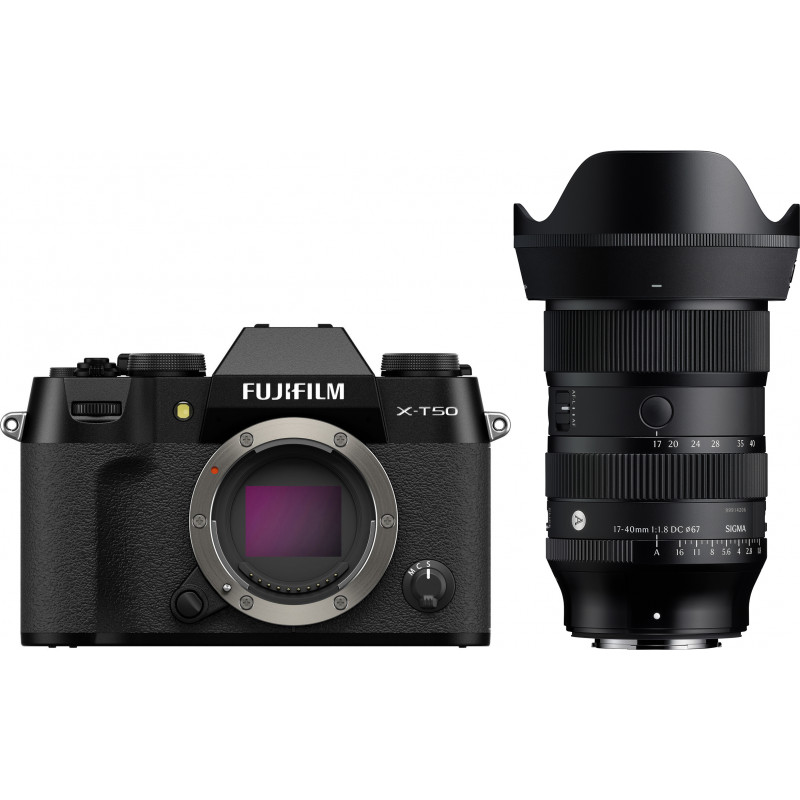 Fujifilm X-T50 + Sigma 17-40mm, must