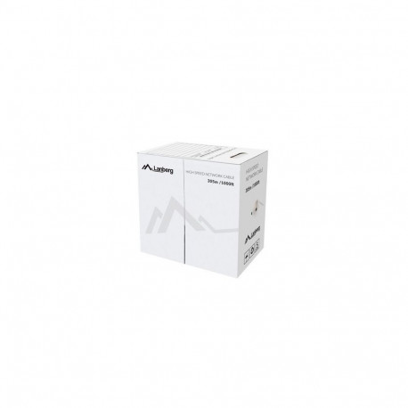 Lanberg LAN Cable Cat.6 UTP, Solid CU Fluke Passed | LCU6-12CU-0305-S | 305 m