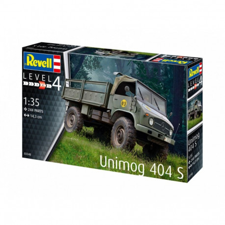 Model plastikust sõiduk unimog 404 s 1/35