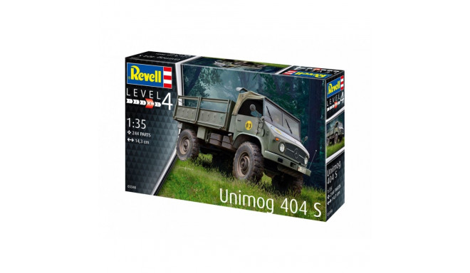Model plastikust sõiduk unimog 404 s 1/35