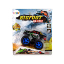 Auto Resorak Z Naciągiem Monster Truck Big Foot Gumowe Opony Rampa Auto Resorak Z Naciągiem Monster Truck Big Foot Gumowe Opony Rampa