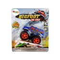 Auto Resorak Z Naciągiem Monster Truck Big Foot Gumowe Opony Rampa Auto Resorak Z Naciągiem Monster Truck Big Foot Gumowe Opony Rampa