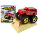 Auto Resorak Z Naciągiem Monster Truck Big Foot Gumowe Opony Rampa Auto Resorak Z Naciągiem Monster Truck Big Foot Gumowe Opony Rampa