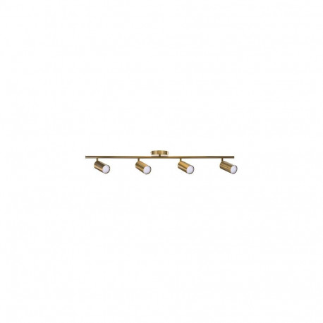 Activejet quadruple gold ceiling wall lamp SPECTRA strip spotlight GU10 for living room
