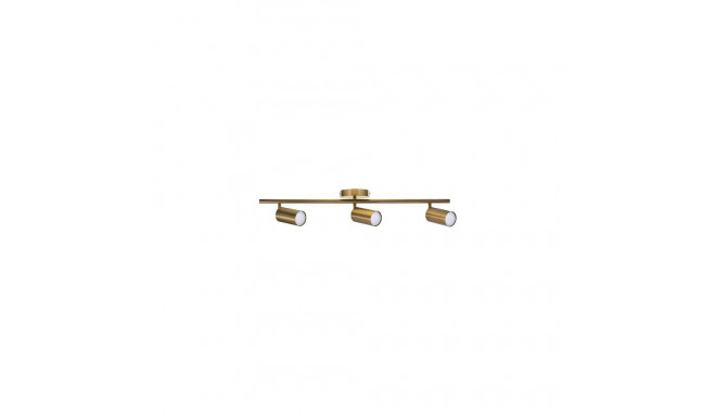 Activejet SPECTRA triple gold ceiling wall lamp strip spotlight GU10 for living room
