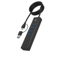 ICY BOX IB-HUB1737-C3 7-portiline USB 3.2 Gen 1 jaotur