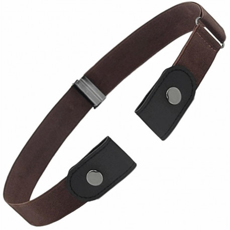 Belt without buckle BQ53D, brown