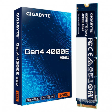 GIGABYTE Gen4 4000E SSD 500GB (PCIe 4.0 x4, NVMe 1.4, M.2 2280)