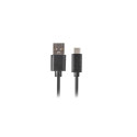 Lanberg USB Type-C – USB Type-A 2.0 kaabel, 0,5 m | CA-USBO-10CU-0005-BK | USB Type-C – USB Type-A