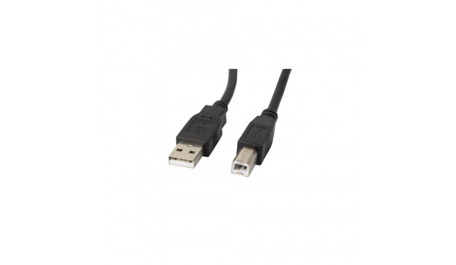 Lanberg USB Type-A – USB Type-B 2.0 kaabel, 3 m | CA-USBA-11CC-0030-BK | USB Type-A – USB Type-B