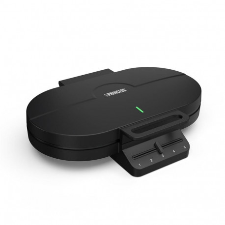 Princess vahvlimasin 132384 1200 W 10 vahvlit südamekujuline must