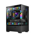 Case|GOLDEN TIGER|Raider SL-2|MiniTower|Case product features Transparent panel|Not included|Colour 