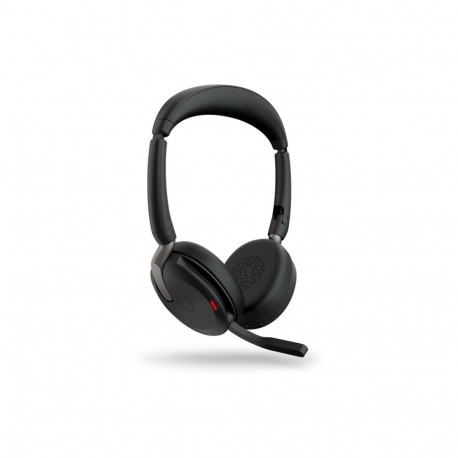JABRA Evolve2 65 Flex UC stereo on-ear Bluetooth juhtmevaba aktiivse mürasummutusega USB-A must kõrv