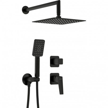 Concealed shower set