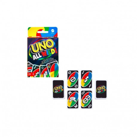 uno all wild dzikid kaardid