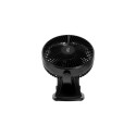 AD 7342 black Wentylator biurkowy z klipsem |akumulatorowy| 15,5 cm | 360° obrót| usb-c |