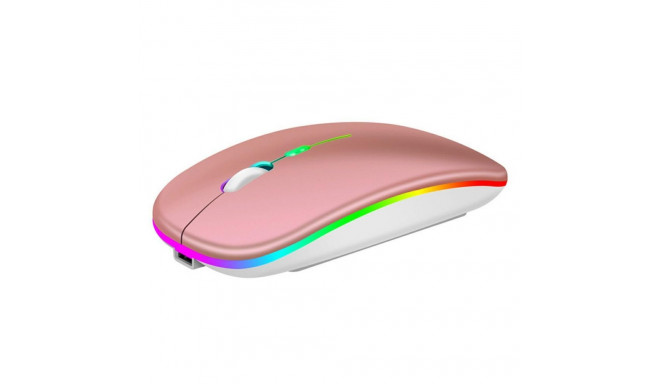 Juhtmevaba hiir RGB, roosa (AK211C)