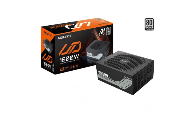 toiteplokk UD1600PM PG5 AI TOP 1600W 2x 12-Pin High Power GPU 8x PCIe kaablite haldus, must