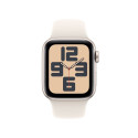 Apple Watch SE GPS 40mm starlight alumiiniumkorpus starlight spordirihmaga - M/L Apple Watch SE GPS 40mm starlight alumiiniumkorpus starlight spordirihmaga - M/L