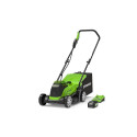 33 cm juhtmevaba muruniiduk Greenworks GD24LM33K4 - 2516107UB - laadija + 4Ah aku komplekt