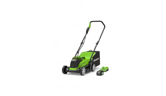 33 cm juhtmevaba muruniiduk Greenworks GD24LM33K4 - 2516107UB - laadija + 4Ah akukomplekt