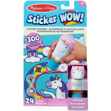 Melissa & Doug kleepsud Wow! Ükssarvik