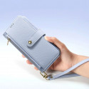 Dux Ducis kaitseümbris Leather Detachable Magnetic Wallet Samsung Galaxy S25, sinine